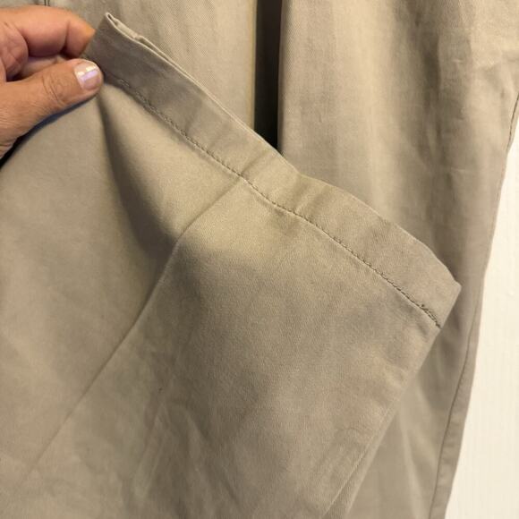 Harbor Bay DXL Men's Pant's 46x30 Classic Fit Flat Front Tan Chinos - Picture 9 of 11